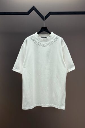 [크롬하츠] 네크라인 로고 반팔 티셔츠 ( 2 COLORS)