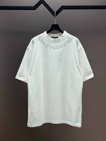 [크롬하츠] 네크라인 로고 반팔 티셔츠 ( 2 COLORS)