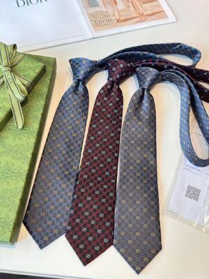 [구찌] GG 패턴 실크 넥타이 (3 COLORS)