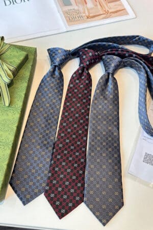 [구찌] GG 패턴 실크 넥타이 (3 COLORS)