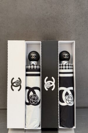 [샤넬] 까멜리아 CC 로고 자동 우산 (2 COLORS)