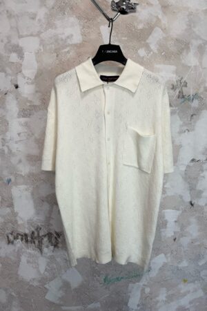 [루이비통] 모노그램 포인트텔 코튼 반팔 셔츠