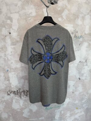 [크롬하츠] 블루 호스슈 반팔 티셔츠