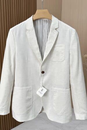 [브루넬로쿠치넬리] 코튼 실크 가바딘 블레이저 (3 COLORS)