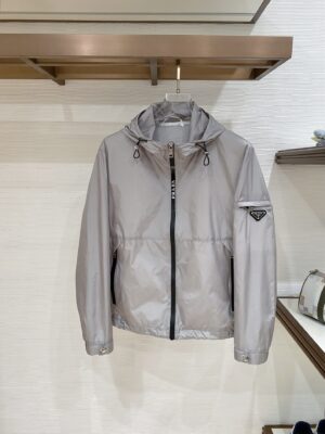 [프라다] 리나일론 후드 블루종 재킷 (2 COLORS)