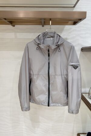 [프라다] 리나일론 후드 블루종 재킷 (2 COLORS)