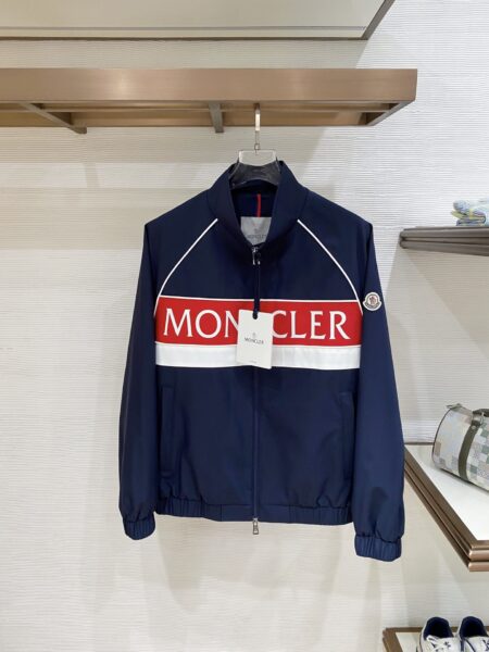 [몽클레어] 남성 로고 패치 윈드브레이커 재킷 (2 COLORS)