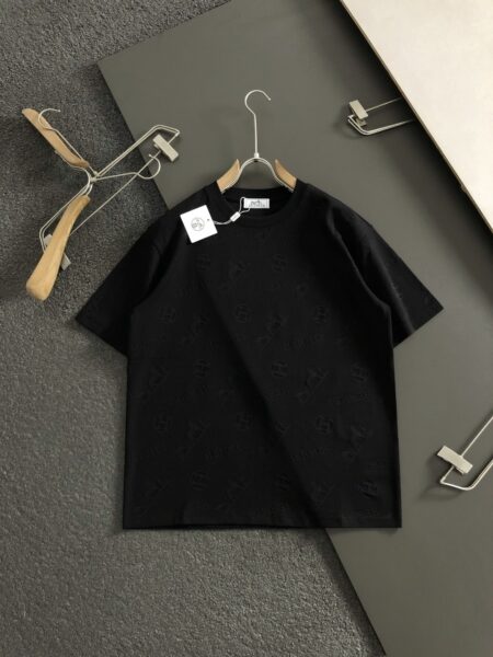 [에르메스] "H 리프트" 자카드 반팔 티셔츠