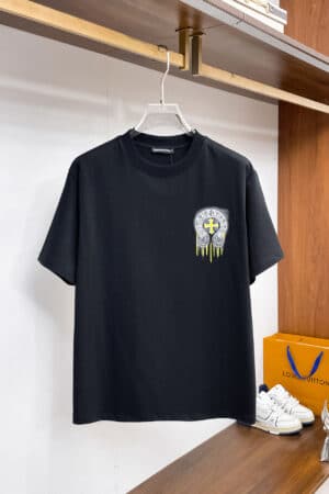 [크롬하츠] x 더 바이닐 팩토리 블랙 호스슈 티셔츠