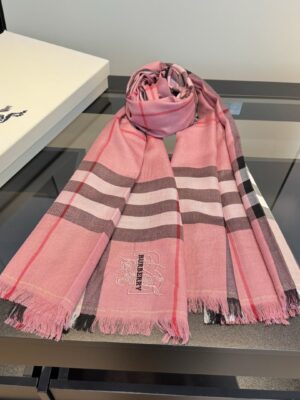 [버버리] 체크 에퀘스트리언 나이트 자수 스카프 (4 COLORS)