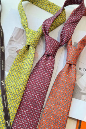 [에르메스] H 마린 실크 넥타이 (3 COLORS)