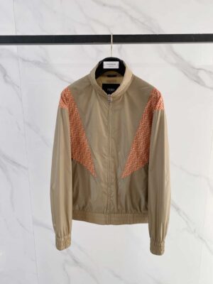 [펜디] FF 모티프 실크 아세테이트 보머 자켓 (2 COLORS)