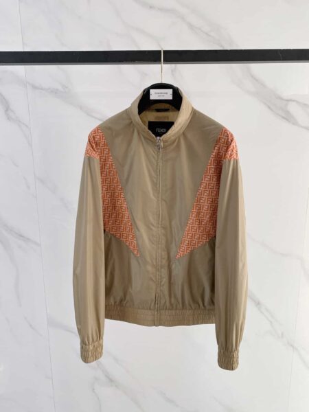 [펜디] FF 모티프 실크 아세테이트 보머 자켓 (2 COLORS)