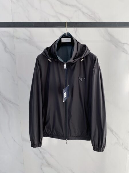 [프라다] 리버시블 리나일론 후드 자켓