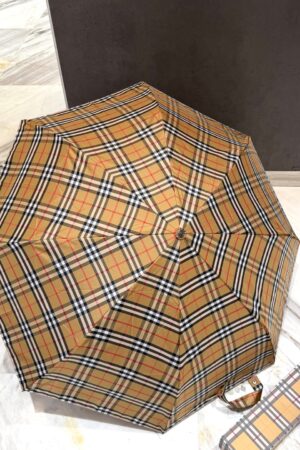 [버버리] 클래식 라운드 핸들 자카드 우양산 (2 COLOR)