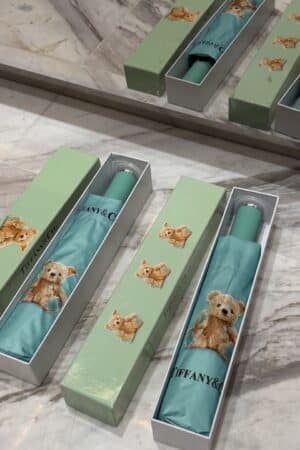 [파니앤코] x 슈타이프 리턴 투 티파니 러브 테디베어 우산 (2 COLORS)