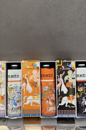 [에르메스] 애니메이션 그래픽 프린트 양우산 (3 COLORS)