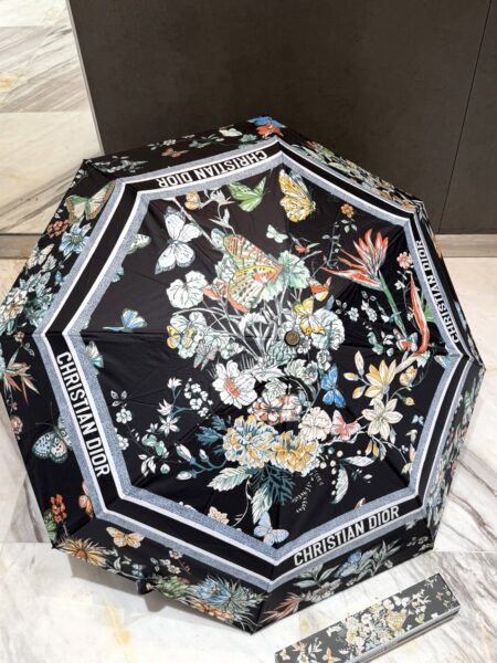 [디올] 플라워 버터플라이 프린트 양우산 (4 COLORS)