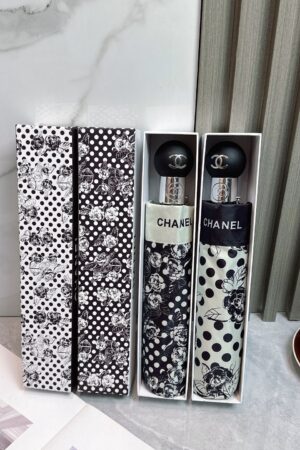 [샤넬] 로즈 도트 접이식 우산 (2 COLORS)