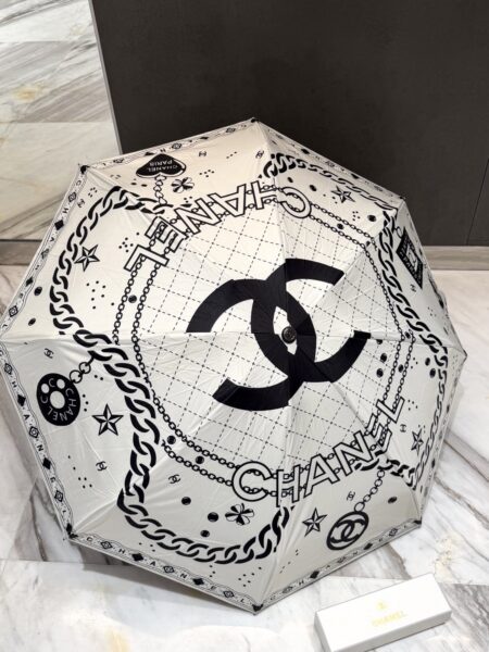 [샤넬] 체인 아이콘 일러스트 우산 (2 COLORS)
