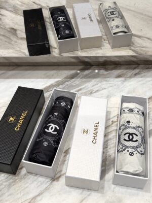 [샤넬] 체인 아이콘 일러스트 우산 (2 COLORS)