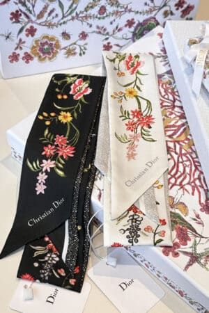 [디올] 플로럴 미차 스카프 (2 COLORS)