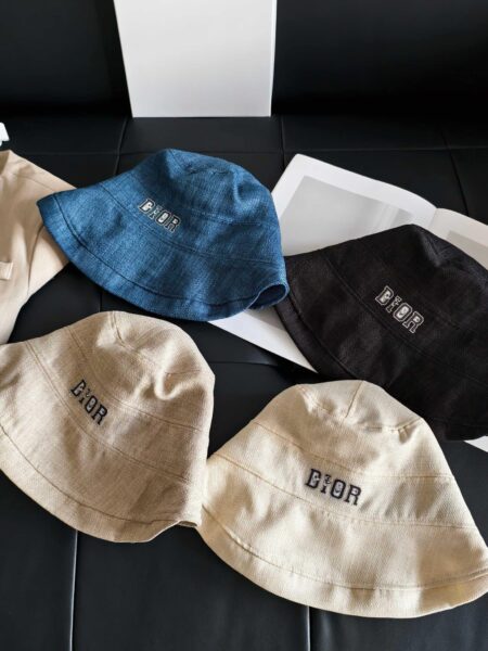 [디올] 로고 자수 버킷 햇 (4 COLORS)
