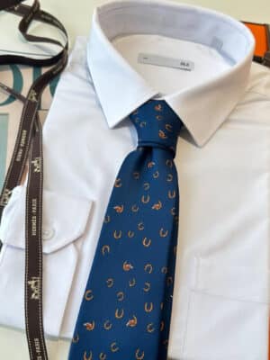 [에르메스] 실크 트윌 프린트 넥타이 (3 COLOR)