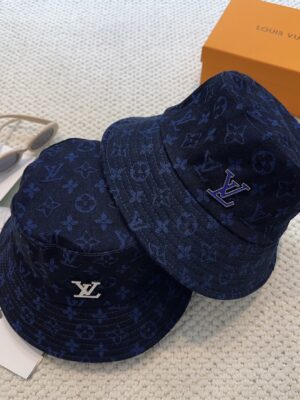 [루이비통] 모노그램 데님 버킷 햇 (2 COLORS)