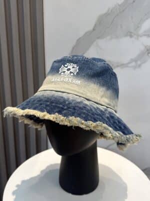 [크롬하츠] 스타일 워싱 데님 버킷햇 (2 COLORS)