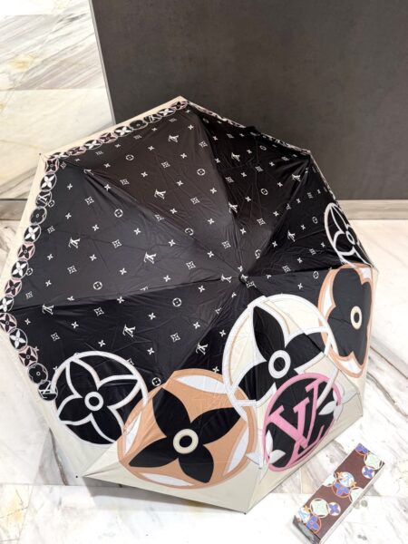 [루이비통] 멀티컬러 모노그램 로고 3단 자동 우산 (2 COLORS)