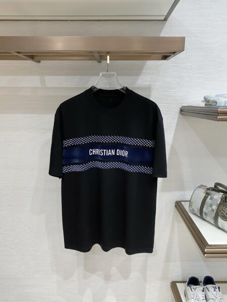 [디올] 크리스찬 디올 시그니처 로고 반팔 티셔츠 (2 COLORS)