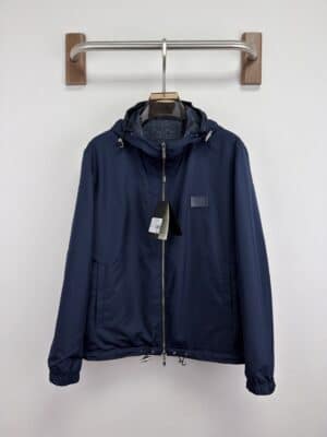 [펜디] 리버서블 FF 로고 후드 윈드브레이커