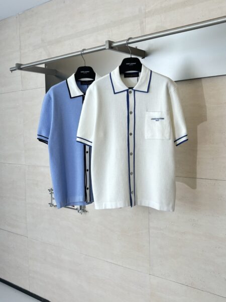 [루이비통] 코튼 니트 폴로 셔츠 (2 COLORS)