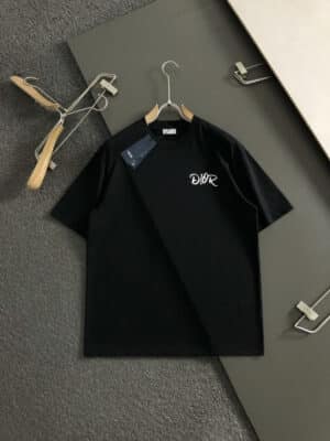 [디올] 자수 시그니처 로고 티셔츠