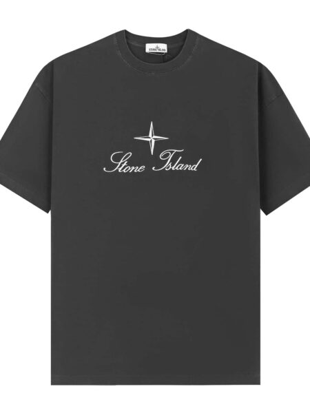 [스톤 아일랜드] 워싱 빈티지 자수 코튼 티셔츠 (3 COLOR)