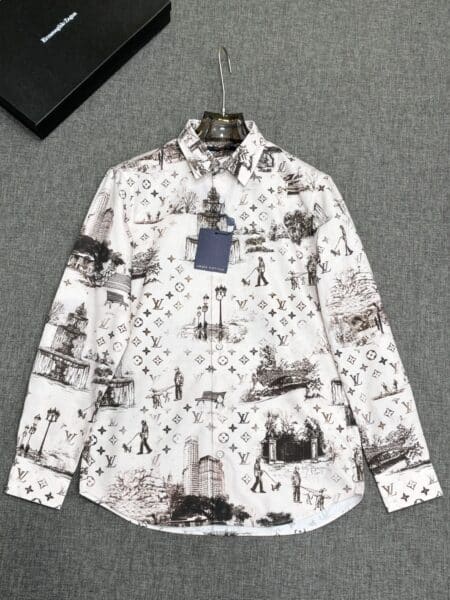 [루이비통] 모노그램 랜드스케이프 프린트 셔츠