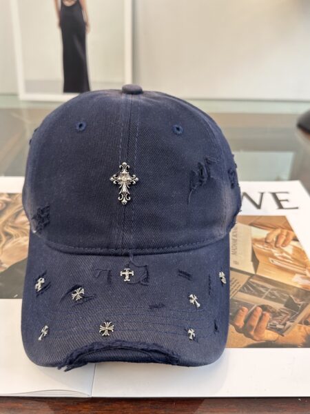 [크롬하츠] 빈티지 크로스 패치 베이스볼 캡 (3 COLOR)