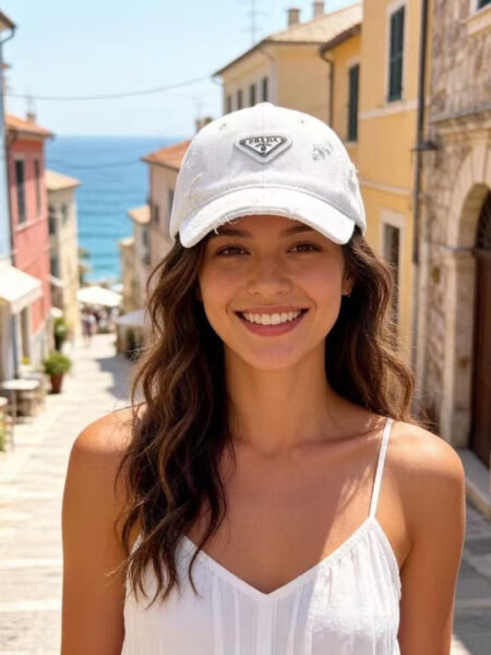 [프라다] 클래식 로고 베이스볼 캡 (4 COLOR)