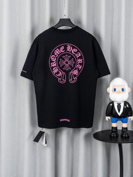 [크롬하츠] 핑크 호스슈 티셔츠(2 COLORS)