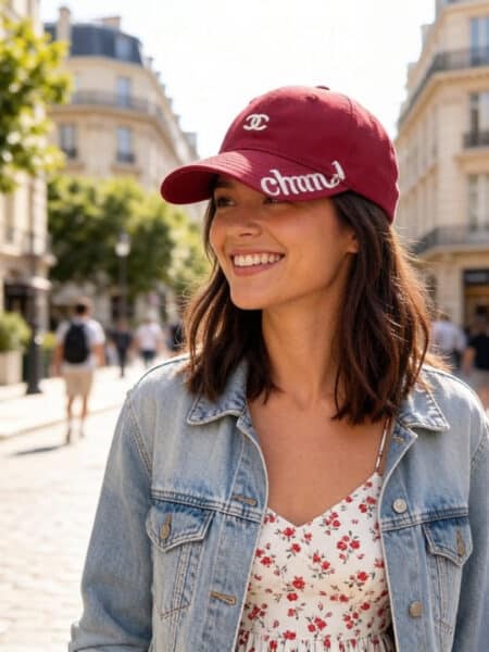 [샤넬] 사이드 로고 레터링 볼캡 (5 COLORS)