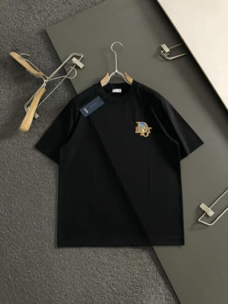 [디올] 로고 자수 프린트 티셔츠 (2 COLORS)