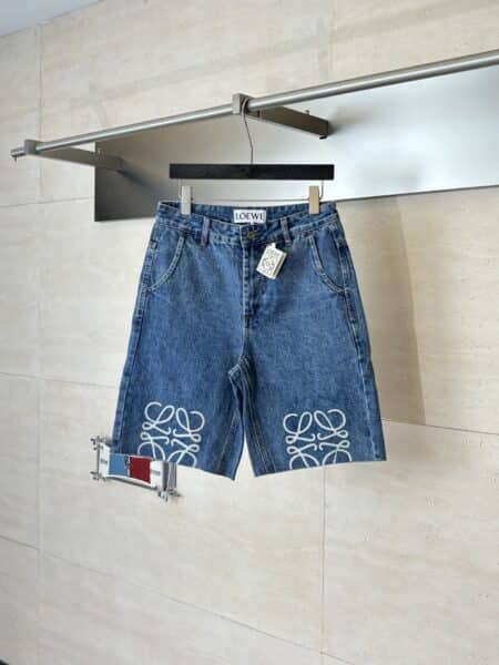 [로에베] 아나그램 데님 쇼츠
