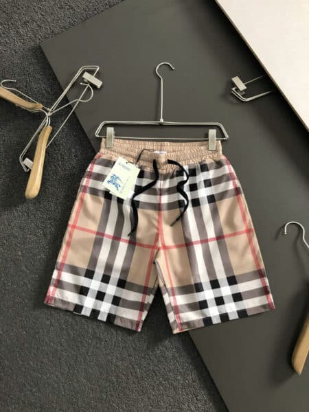 [버버리] 체크 드로스트링 반바지 (2 COLORS)