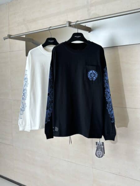 [크롬하츠] 플로럴 롱슬리브 티셔츠 (2 COLORS)