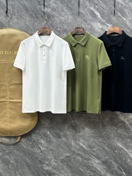 [버버리] 에퀘스트리안 나이트 로고 카라 반팔 티셔츠 (3 COLORS)