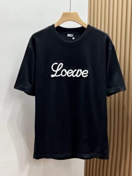 [로에베] 입체 자수 티셔츠 (2 COLORS)