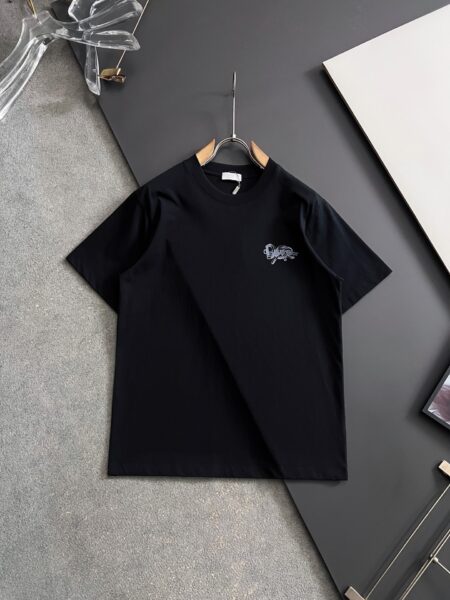 [디올] 오블리크 시그니처 자수 반팔 티셔츠 (2 COLORS)