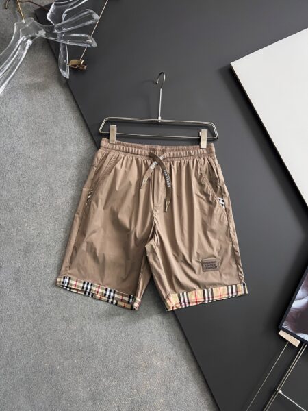 [버버리] 체크 패널 로고 나일론 쇼츠 (2 COLORS)