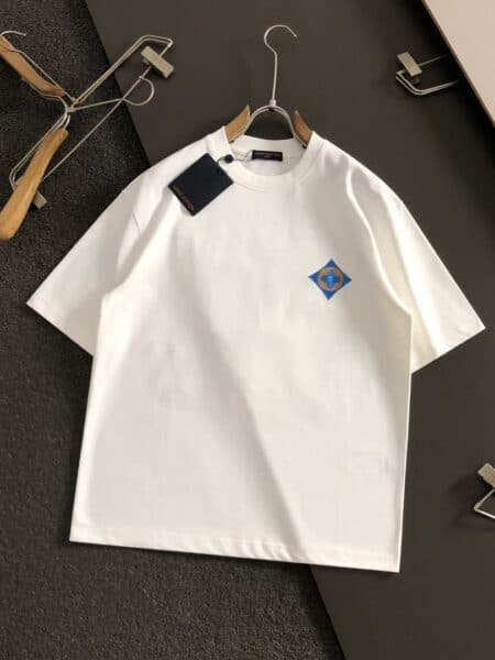 [루이비통] 다이아몬드 모노그램 플라워 패치 티셔츠 (2 COLORS)